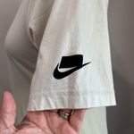 Nike  Sportwear's Organic Cotton Spliced Logo 2 Tone Short Sleeve Midi Dress Sz S Photo 6