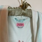 Kate Spade Gorgeous  baby blue and white striped robe knee length size XS/S Photo 2