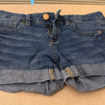 Aeropostale  Dark Blue Jean midi no stretch Shorts too cute! Photo 0
