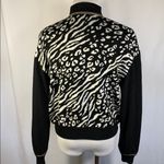 St. John  | Animal Print Cardigan Sweater Photo 6