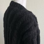 IRO  Small Black thick 100% Merino WOOL knit  Women's long  Cardigan $795 Photo 7