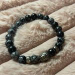 Tibetan monk head gem unisex bracelet Black Photo 5