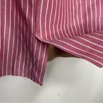 WAYF  Corset Red Striped Puff‎ Sleeve Off Shoulder Mini Dress Photo 6