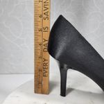 Fioni Dress Pumps Womens 8.5 Black Satin Rose Stiletto High Heels Formal Photo 13