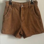 SheIn  Brown Denim High Rise Jean Shorts Photo 0