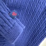 Ralph Lauren Lauren Ribbed Knit Tank Top Blue Cotton Sweater Vest Women's XL Photo 4