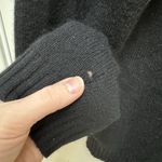 Ralph Lauren Lauren  Lambswool Angora Rabbit Hair Black Cowl Sweater Women Medium Photo 4