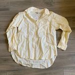 Loft yellow stripe button up Photo 0