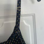 Michael Kors NWT Michael Navy Blue Printed Side Tie wide leg Jumpsuit Photo 8