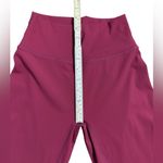 Bright Maroon Buttery Soft & Stretchy Activewear Womens Leggings Sz S Pink Photo 5