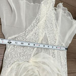 Victoria's Secret Victoria’s Secret Vintage Gold Label White Bridal Teddy Bodysuit Size Medium‎ Photo 8