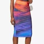 Farai London Arabella Halter Neck Cutout Dress Sunset Dream Womens Size Medium Photo 0
