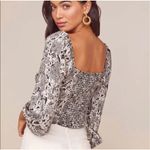 ASTR  The Label York Square Neck Long Sleeve Print Top‎ Photo 10