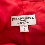 Gunne Sax NWT Jessica McClintock Red Sparkle Sleeveless Babydoll Mini Dress - 3 Photo 4