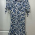 The Kooples Blue Vintage Muslin Button Front Dress Size 2 $384 Photo 1