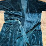 Vtg Christian Dior Monsieur Robe One Size Womens Blue Lounge Sleep Casual Bath Photo 4
