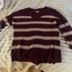 American Eagle  Oversized Dreamspun V-Neck Sweater Photo 0