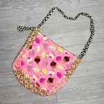 Matilda Jane Platinum by  patchwork reversible tote bag purse cupcake floral clot Photo 0