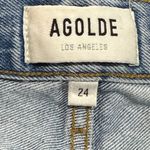 AGOLDE Fen High Rise Relaxed Taper Jeans Dimension Wash Size 24 Cotton Designer Photo 6