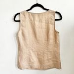 Saint Tropez West ‎ 100% Linen Tank Top Lightweight Summer Casual Boho Small Photo 1