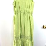 J.Jill  100% Linen Crochet Tiered Maxi Dress, EUC, Size Small Photo 1