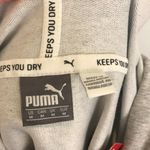 Puma NWT Light Gray Cropped Sweatshirt Medium Photo 3