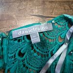 Daniel Rainn  Floral Lace Tank Top Sleeveless Green Casual Blouse‎ 2X Photo 1
