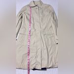 J.Crew 100% cotton tan trench coat with hidden buttons down front Size XS Photo 11