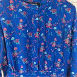 Thakoon 100% Silk Floral Long Sleeve Button Down Dress SAMPLE Size 4 Photo 6