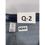Terra & Sky Womans New  Cropped Blue Jeans 22 W Distressed Tummy Panel Photo 2