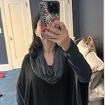 Gypsy 05  from Anthropologie poncho boho chic one size Black and Gray Women's Photo 8