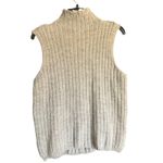 Bartolini Made in Italy Gray Sleeveless Wool Blend Sweater Size Large Photo 3