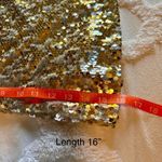 Fredrick's of Hollywood Gold & Silver Sequin Tube Top Medium NWT Glam Photo 8