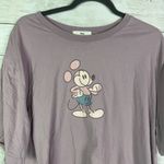 Disney Mickey Mouse Genuine Mousewear T-Shirt for Women – Plum Photo 1