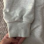 PARKE Gray and navy  mockneck sweatshirt  Photo 3