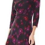 Trina Turk Trina by Fit & Flare Black Red Pink Fireworks Dress Size Womens Small Photo 0