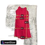 Denim‎ 24/7 Crinkle Dress Fuschia Women's Medium Sleeveless Button Front Rayon Size L Photo 4