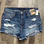 Aeropostale Aero NWT Vintage High Rise Shorty 2.5” Jean Shorts SZ 10 Distressed Photo 1