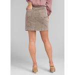 prAna Womens New 6 Merrigan Noir Blue Skirt Corduroy NWT  Work Buttons Casual 18" Photo 2
