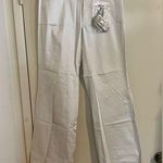 Entertainer Beige Striped Pants Bell Bottom Flares Dress Slacks Casual Photo 0