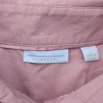 NY & CO Stretch Light Pink Button Down Shirt Women's Pink Button Down Shirt Size L Photo 9