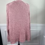 Lane Bryant Lane‎ Bryant pink cotton blend open front cardigan Photo 2