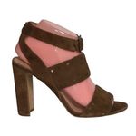 Madewell The Octavia Stud Sandal Sz. 8 Brown EUC Ankle Strap heel Women Sandals Photo 1