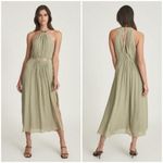 Reiss ππ Marta Resortwear Midi Dress ~ Khaki US 10 NWT Photo 2