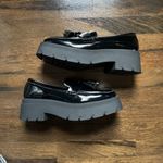 ZARA Black Platform Lug Sole Loafers with Tassels Black size 41 EU/10 US Photo 4