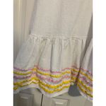 Lisa Marie Fernandez x Target white dress with pink and yellow accents XS Photo 3
