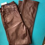 GAP Denim Faux Leather Women's Brown High Photo 3