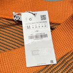 ZARA  Women's Orange Striped Crotchet Knit Pants Flare Size Medium D31 Photo 6