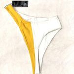 NWT Tavik Jaclyn Moderate Swim Bottom in White/Mango Photo 0