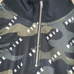 PINK - Victoria's Secret Vs Victorias Secret Pink Quarter Zip Track Jacket Sweater Top Camo L Photo 4